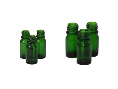 Frasco color verde cobalto 15ml DIN18